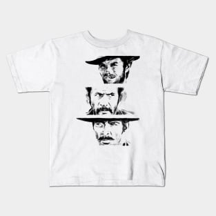 The Good, The Bad, And The Ugly // Vintage Style Design Kids T-Shirt